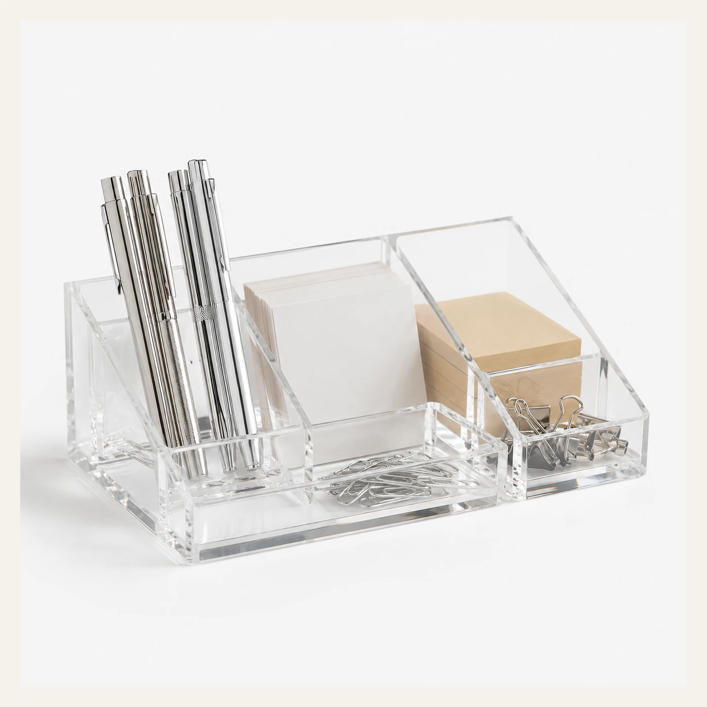 Clear Acrylic Desk Organizer
