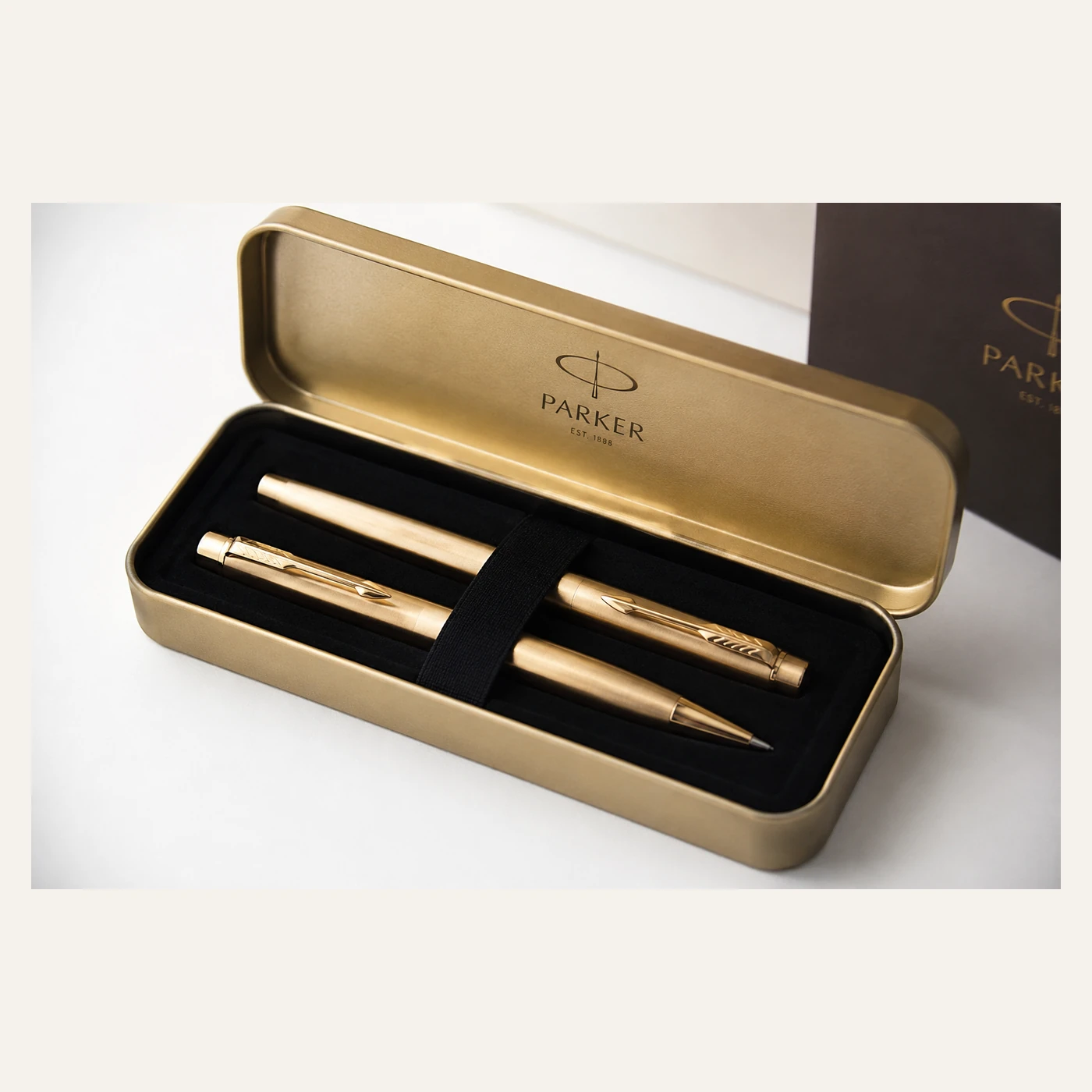 Gold-Tone Executive Writing Duo